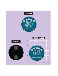 NEW! HYS 80th Anniversary Enamel Pin